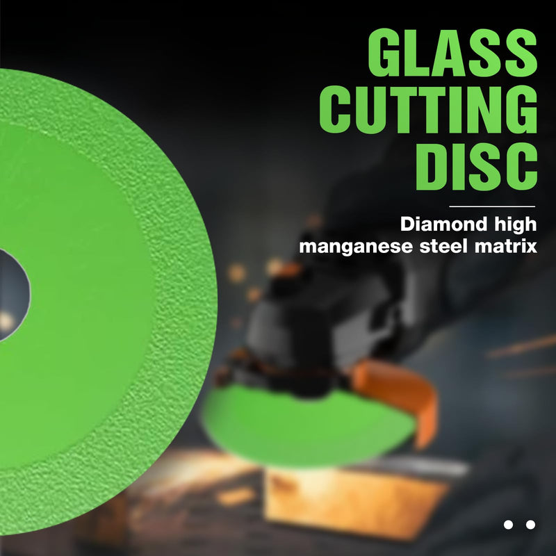 VARKAGE Rock Plate Grinding Disc Rock Plate Flat Grinding Disc for Tile Ceramics, Porous, Widened Cutting Blade for Stone Ceramics, Glass Cutting Disc, Indestructible Disc for Grinders (5 Pieces)
