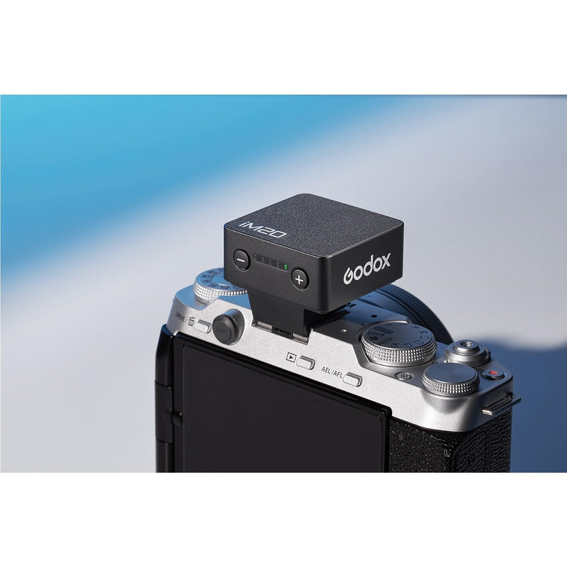 [AUSTRALIA] - GODOX iM20 Mini Flash for Camera w/Built-in Battery, Conpact & Portable GN10/470 mAh USB-C Charging & Universal Hot Shoe Compatible with Sony zve10,zv1,a7iii/Ricoh gr3,gr3x/Fujifilm f1, NOT for ZV-1F Black 