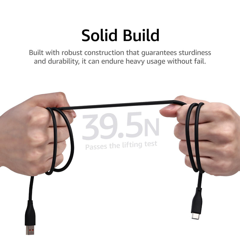 TOZO OpenEgo True Wireless Open Ear Headphone,5.3 Bluetooth Sport Earbuds Black + USB-C to USB-A Charging Cable Black