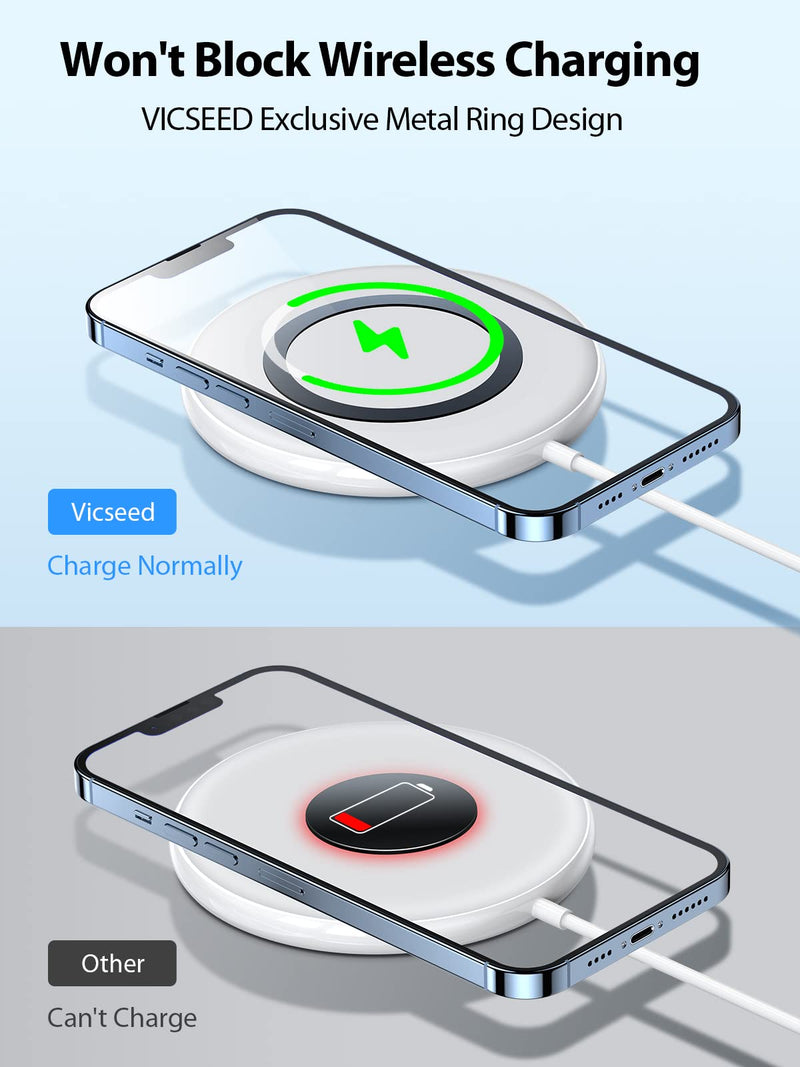 VICSEED for MagSafe Car Mount【Upgraded Strongest Magnet Power】 Magnetic Phone Holder for Car Vent 360 Adjustable Magnetic Car Phone Holder Mount for iPhone 15 14 13 12 Pro Max Plus Mini Black