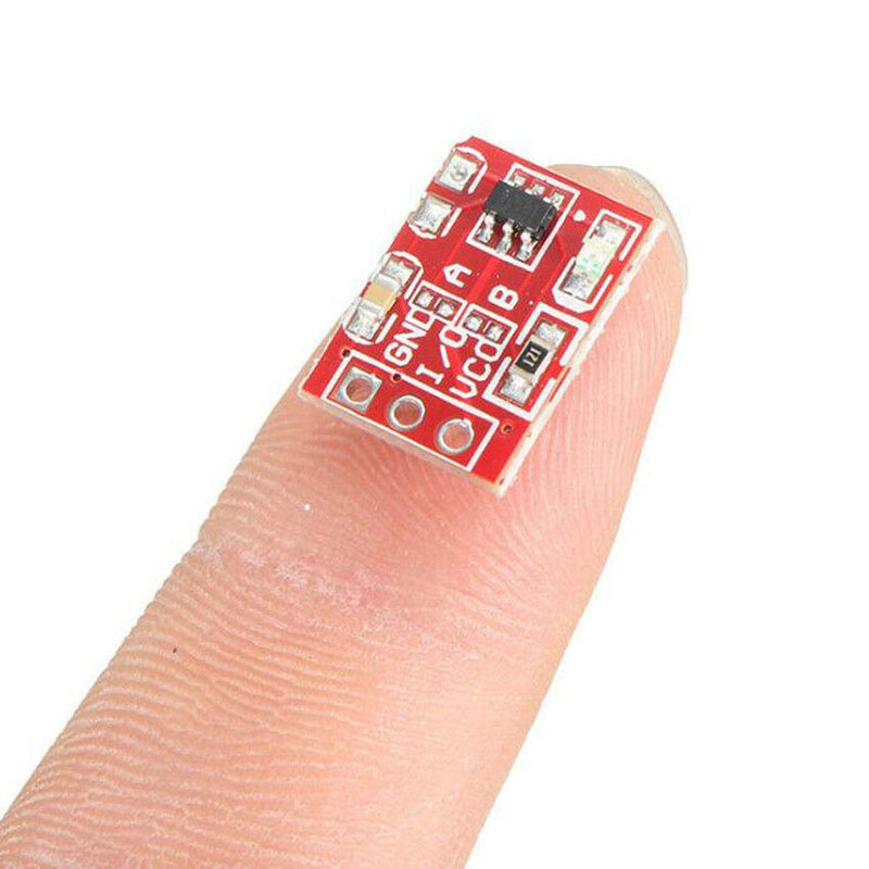 YOUMILE 20 Set TTP223 Capacitive Touch Switch Button Self Lock Module for Arduino with 30 Pin Header Black Yellow Red Dupont Line