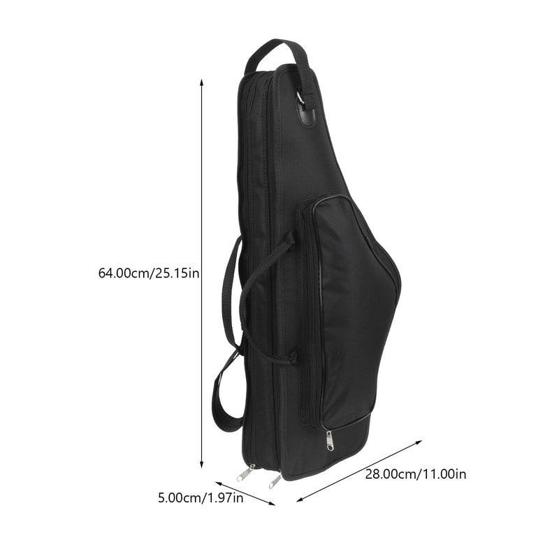 Backpacking Accessories Organizer Travel Accessories Alto Flute Alto Saxophone Instrument Accessories Alto Sax Bag Saxophone Case with Shoulder Strap Instrument Bag Black