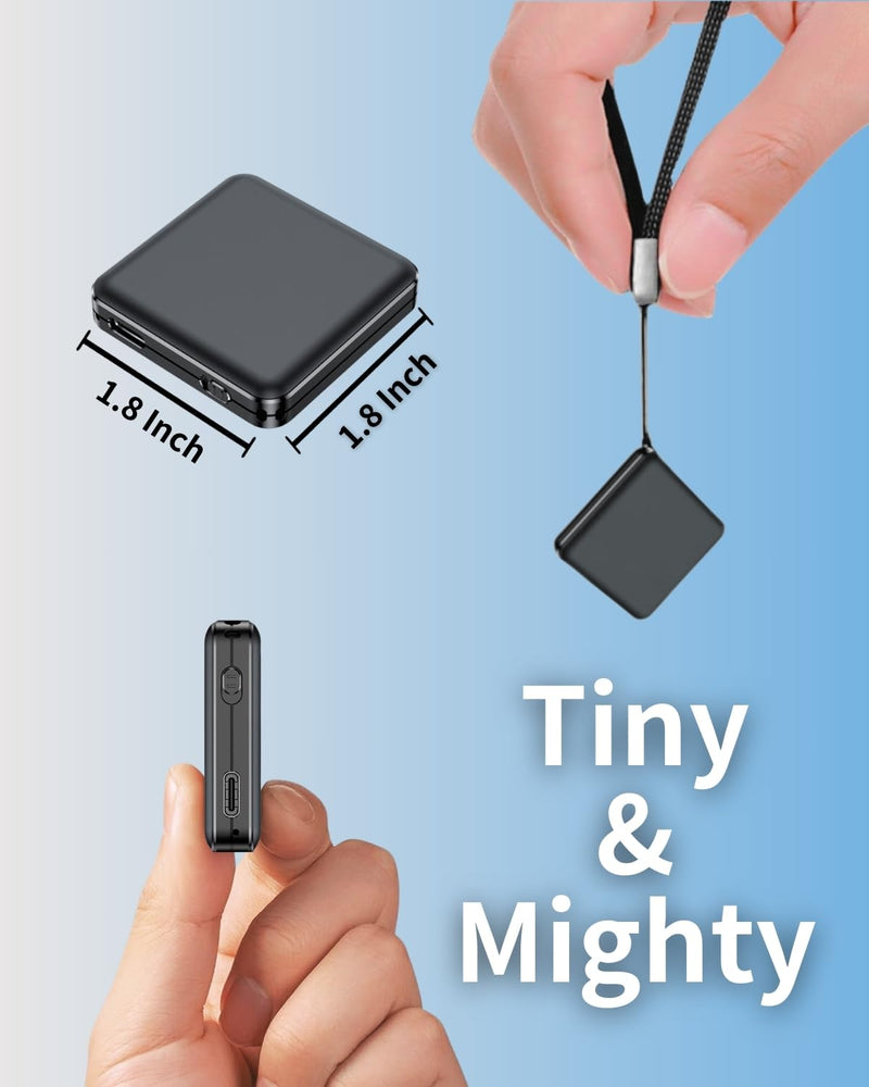 128G Magnetic Voice Recorder - 160 Hrs Battery Life, 1600 Hrs Storage, 1536kpbs - Voice Activated, One-Button Recording, Phone and Computer Playback - Ideal for Lectures, Meetings, Interviews, Classes 128GB