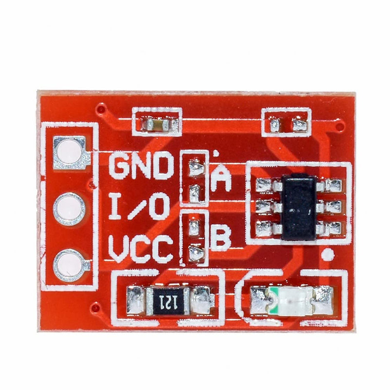 JZK 10x TTP223 Self-Lock Capacitive Touch Switch Module, DC 2.5V - 5.5V Digital Capacitive Touch Sensor Switch Module, Single-Channel Transformation