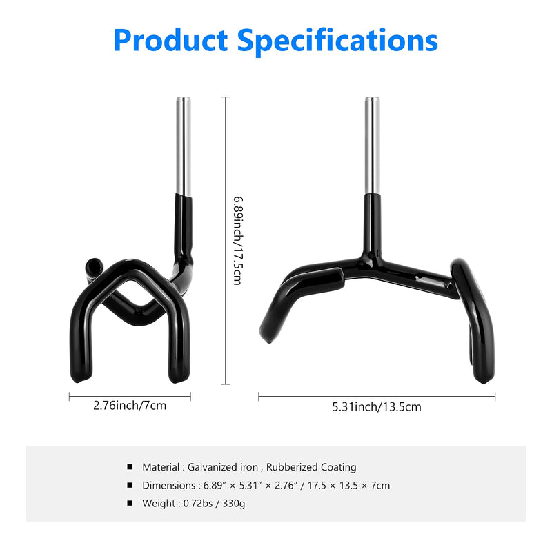 NEEWER Metal Microphone Boom Support Holder for C-Stands and Mic Stands, Black CM-NA-1(Black)