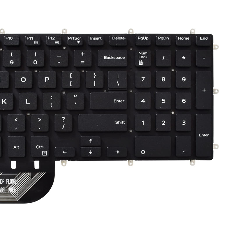 SUNMALL Replacement Keyboard Compatible with Dell Inspiron 3579 3583 3779 5565 5567 5570 5575 5587 7566 7567 7577 7588 5767 5770 5775 7773 7778 7779 Laptop. (No Backlight)