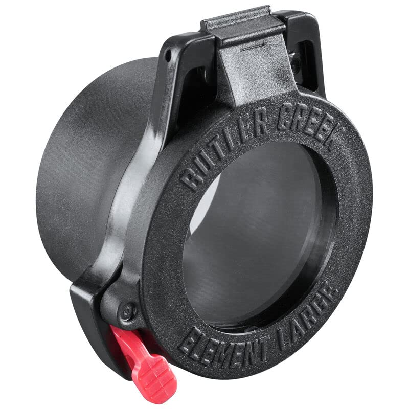 [AUSTRALIA] - Butler CreekScope Cover Flip Open 45 Objective, Clam One Size Black 