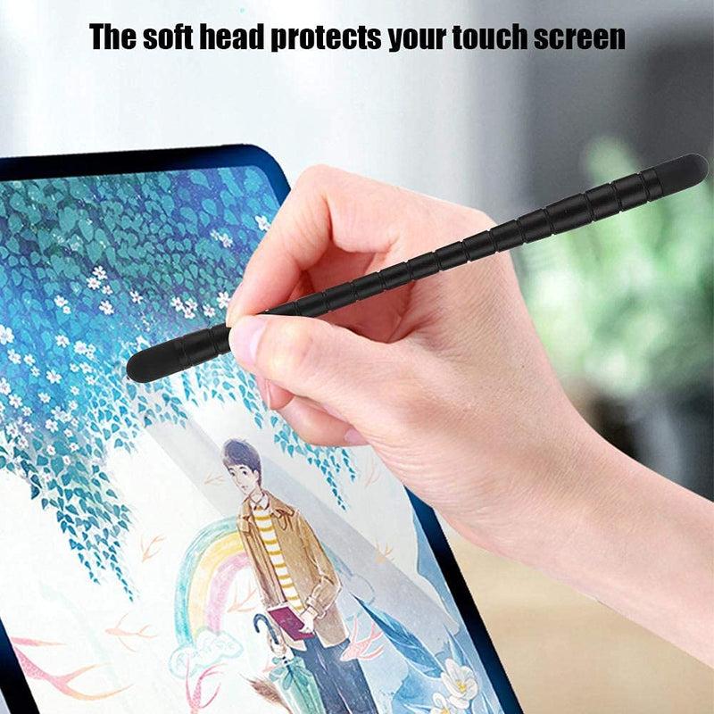Junluck Stylus, Touch Screen Pen, Capacitive Stylus Stylus Pen Black Double-Head for Phone for Tablet