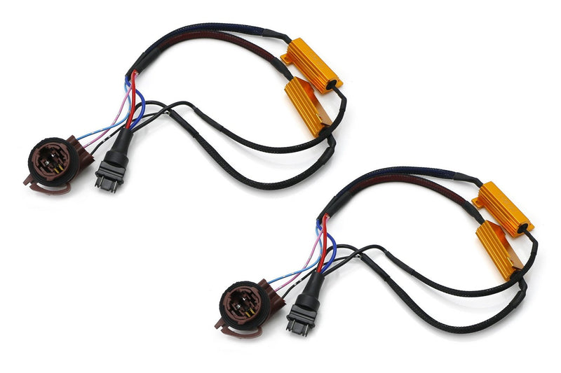 [AUSTRALIA] - iJDMTOY Hyper Flash/Bulb Out Error Fix Wiring Adapters Compatible with 3157 3057 3155 3357 3457 4157 LED Bulbs Turn Signal or Tail Brake Lights 
