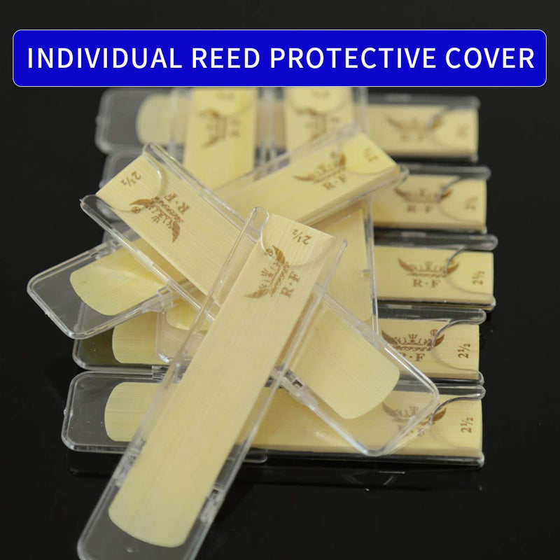 [AUSTRALIA] - tenor sax saxophone reeds strength 2.5,10 pcs/box,individual packing 10 pcs tenor 2.5 