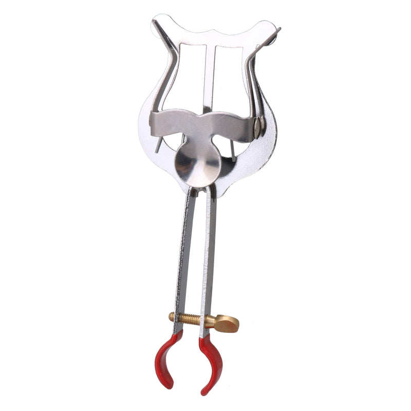 [AUSTRALIA] - Silver Lyre for Trumpet with Plating for Musical Accssories Marching Clamp-on for Instrument Parts 