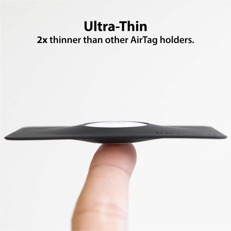 TagVault™ AirTag Wallet Holder - The Thinnest AirTag Wallet Card Insert | Flexible, Stays Hidden, Patent Pending | Elevation Lab Single