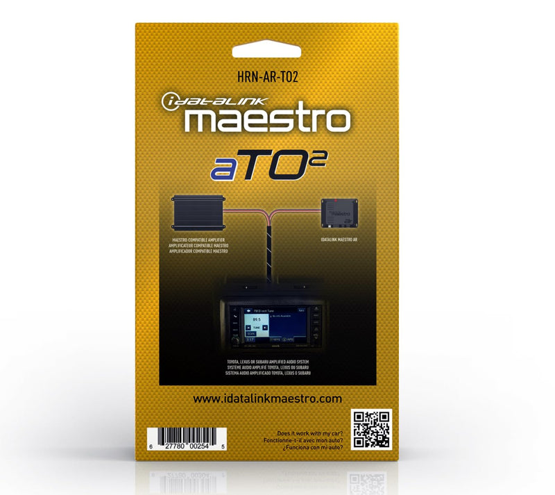 Idatalink Maestro HRN-AR-TO2 Harness - Connects a Maestro AR Amplifier Replacement Module to Select Toyota, Lexus, and Subaru Vehicles with Premium Sound Systems (ADS-MAR Module Required)