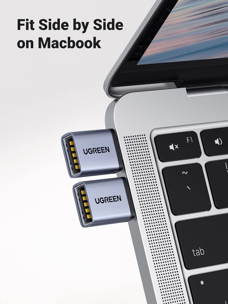 UGREEN USB Switch Selector - 2-Port, 4 Device Sharing, Includes USB C 3.0 Adapter (2 Pack)