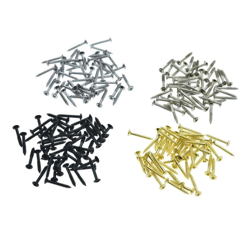 Pack of 50 Guitar Humbucker Pickup Ring Mounting Screws Pickup Frame Surround Screws for Les Paul SG Nickel