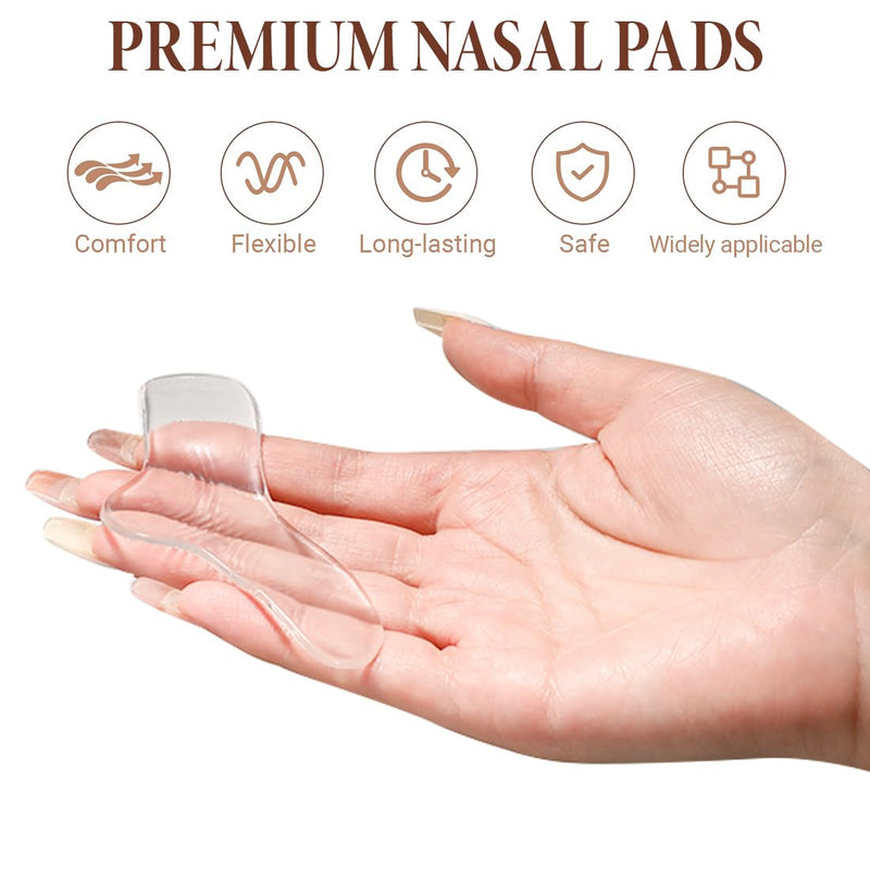 Nose Pads for CPAP Masks Nose Pads for CPAP Gel Nose Pad Pads Comfortable Nose Gel Pads for CPAP Machine Nose Bridge for Masks Pack of 6