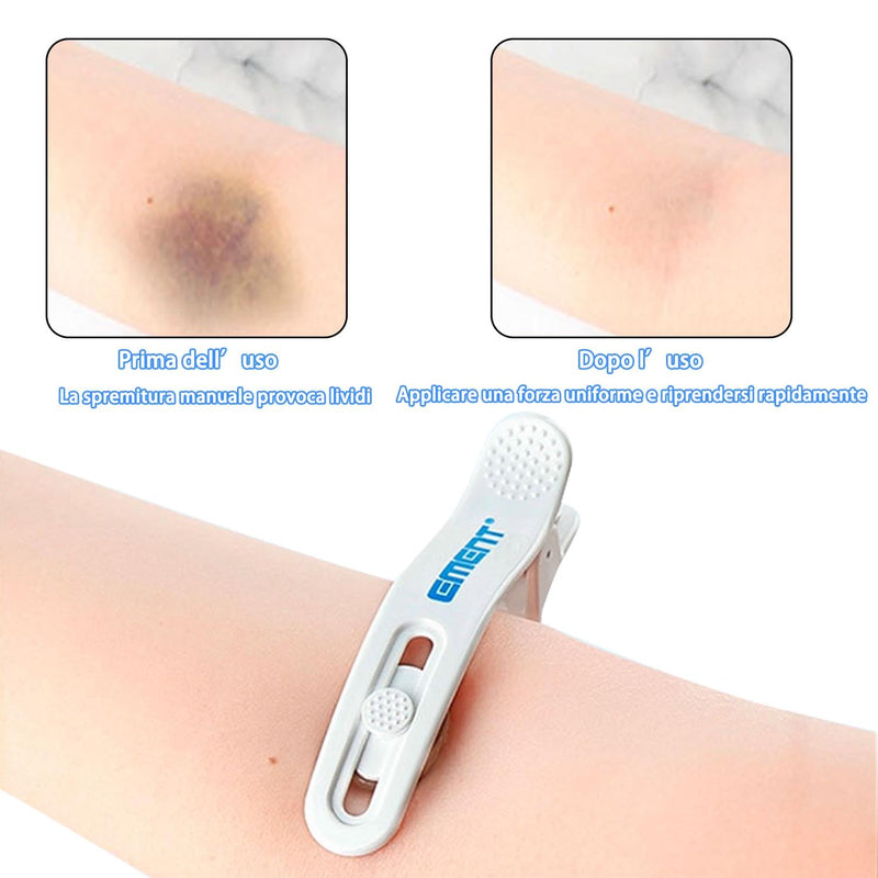 Hemostatic Clamp, Plaster & Gauze Bandage Wound Care, Prevent Bruising by Compression After Intravenous Infusion and Blood Collection