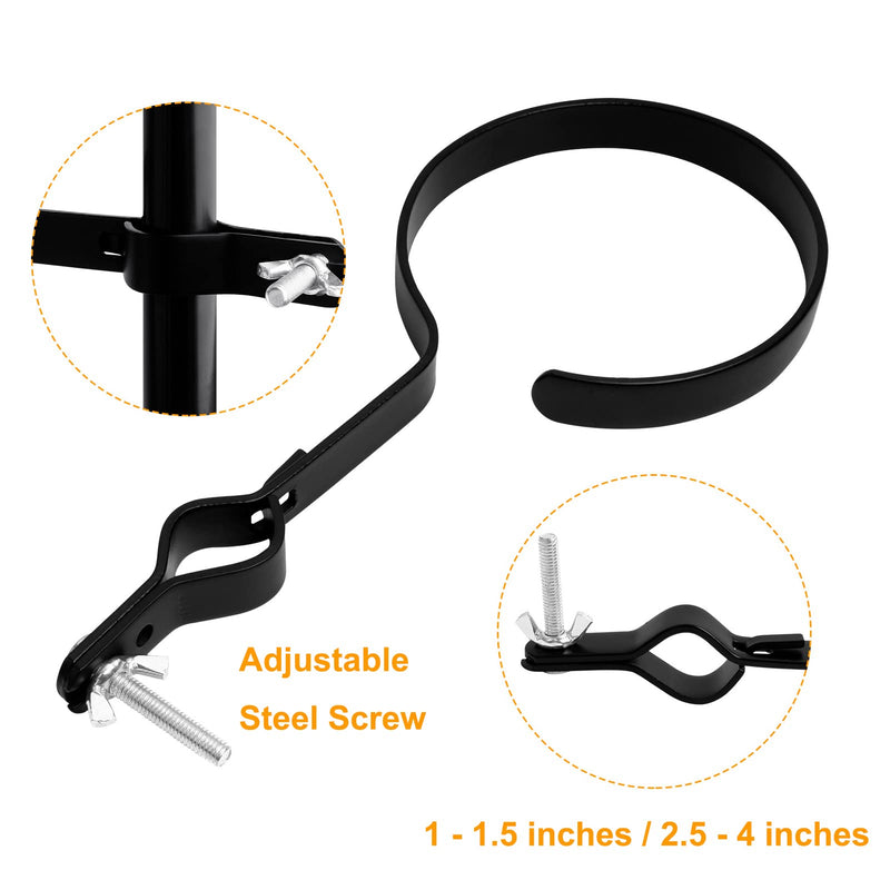 Portable Drumstick Holder Adjustable Drum Stick Bag Waterproof Oxford Fabric Black Drumstick Container Bag