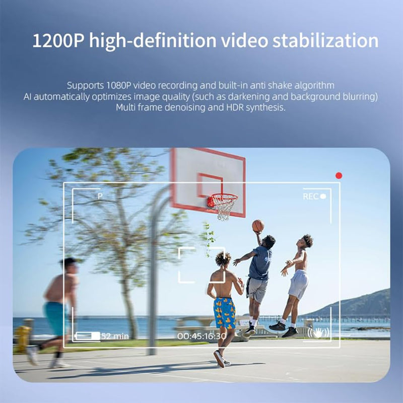 MEGREZ AI Smart Glasses with Camera, Hands‑Free Smart Sunglasses | 1080P video recording, real‑time translation, object recognition, audio music playback, ideal for travel, vlogging & meetings