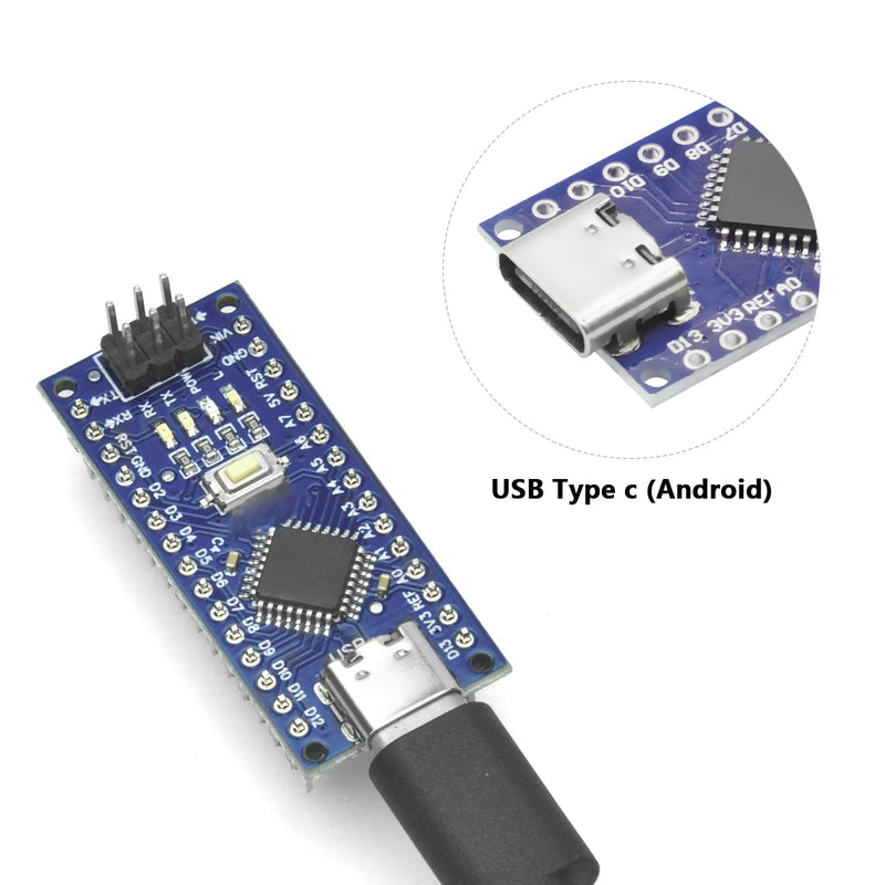 [AUSTRALIA] - Nano Module with CH340 Microchip, 5 V/16 MHz Nano Board, Compatible with Arduino IDE (Type C Port) 3 PCS Type C port 