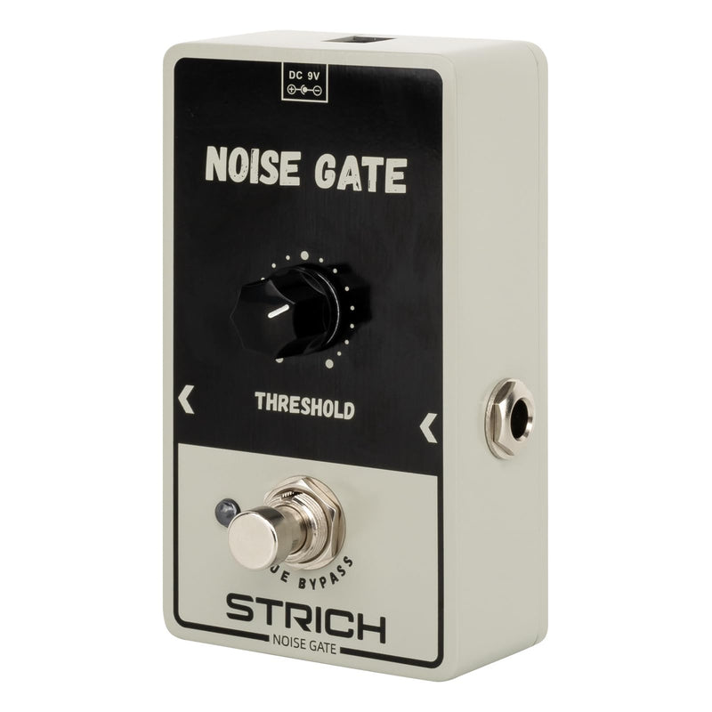 STRICH Noise Gate Pedal, Noise Killer Guitar Pedal Noise Suppressor Effect for Electric Guitar and Bass True Bypass, Grey Grey Noise