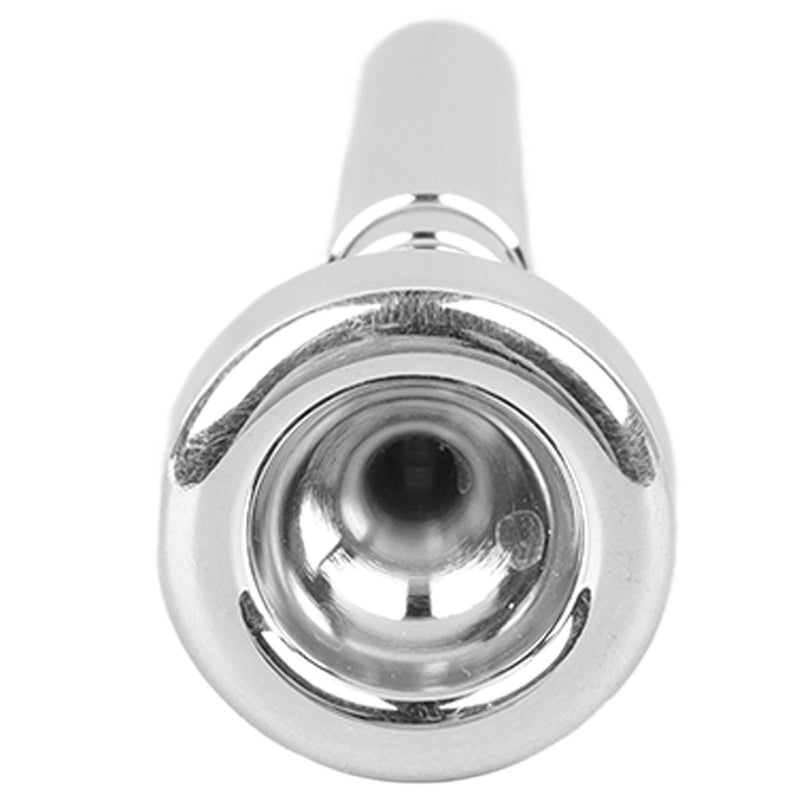 3C Trumpet Mouthpiece, Silver Trumpet Mouthpiece Music Instrument, Stable Brass Instrument Accessories for Beginners, Intermediates and Professional Players, 3.43x1.06in