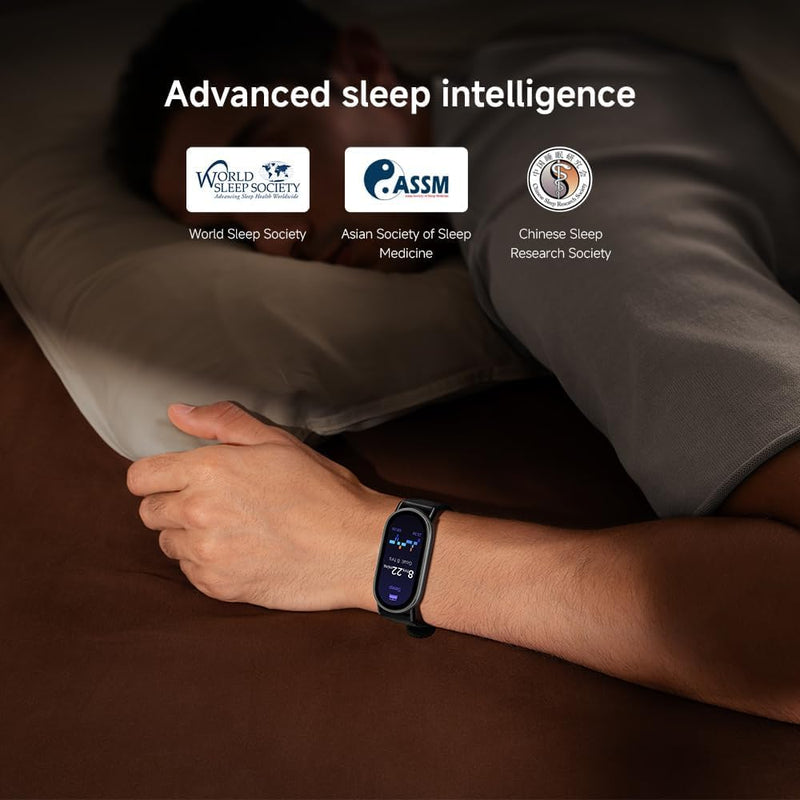 Xiaomi Mi Smart Band 10(2025) - Ceramic Edition - 1.72" AMOLED Display | 21 Days Battery Life | Touchscreen, Multi-Sport Tracker, Activity Tracker, Heart Rate Monitor | BT5.4 - Pearl White Ceramic White