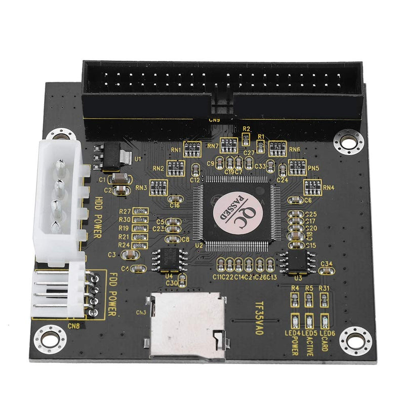 ASHATA SD Card to 2.5 Inch IDE Adapter,TF Memory Card to IDE 40Pin Male Adapter for DOS/Linux/Windows 98SE, Me, 2000, XP and for Vista.