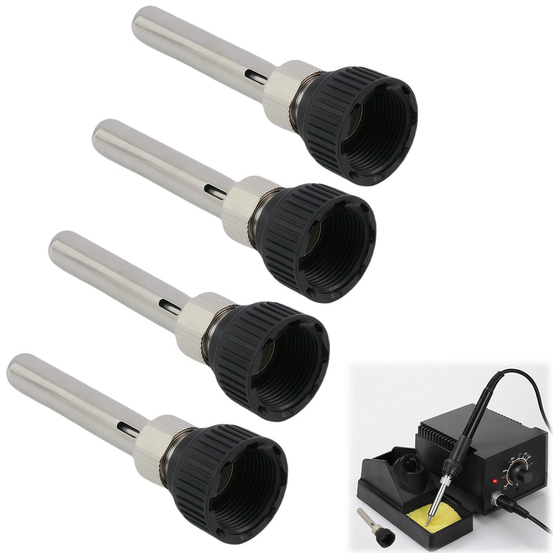 4 Pieces Immersion Sleeve 1/2 Inch Thread, Stainless Steel Protection Tube for Temperature Sensors, 67 mm Length, 6 mm Inner Diameter, 8 mm Outer Diameter Thermowell for Sensors in Solar, Water