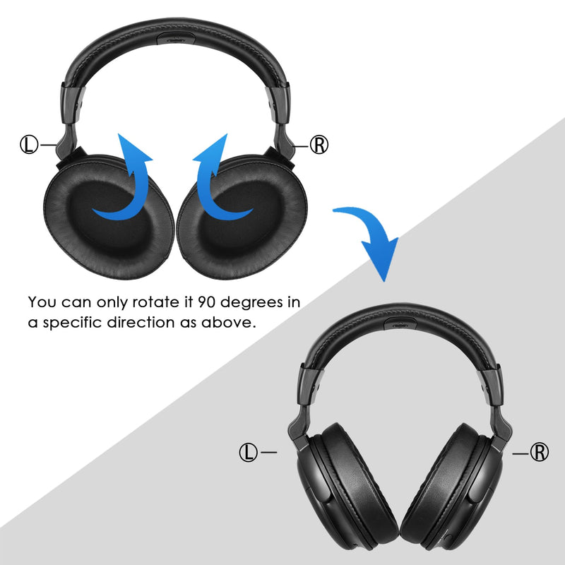 SIMOLIO TV Headphone Wireless Receiver, Replacement Headphone for SM-829D1 & SM-829D2, Basic Version (Not Bluetooth)