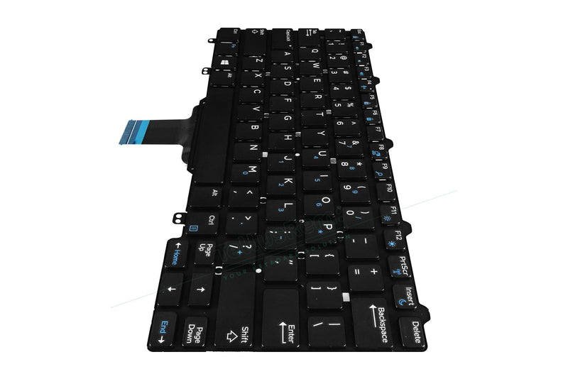 Replacement Non-Backlit US Keyboard for Dell Latitude E7250 / E5250 / E5270 Refurbished