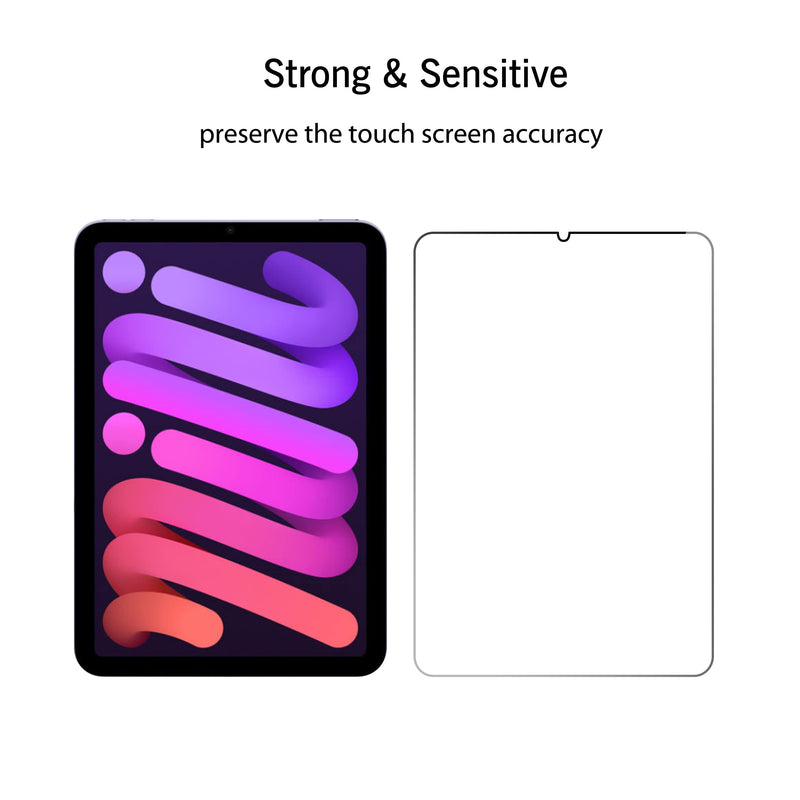 Ailun Screen Protector for iPad Mini 6[8.3 Inch] [2021 Release] Tempered Glass 2.5D Edge Ultra Clear Transparency, Anti-Scratches Case Friendly [2 Pack] 1