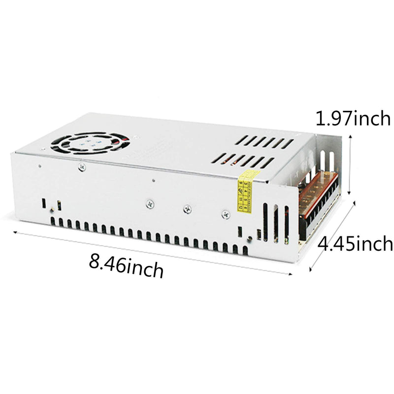 Power Supply Transformer Switching Power Supply DC 12 V 30 A 360 W Adapter Transformer Power Supply for CCTV, 3D Printer, Computer Project, LED Lighting Stripes and Industrial Systems