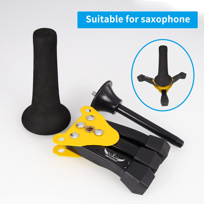 [AUSTRALIA] - Portable Foldable Tripod Stand for Soprano Saxophone - Sturdy Sax Holder Stand… 
