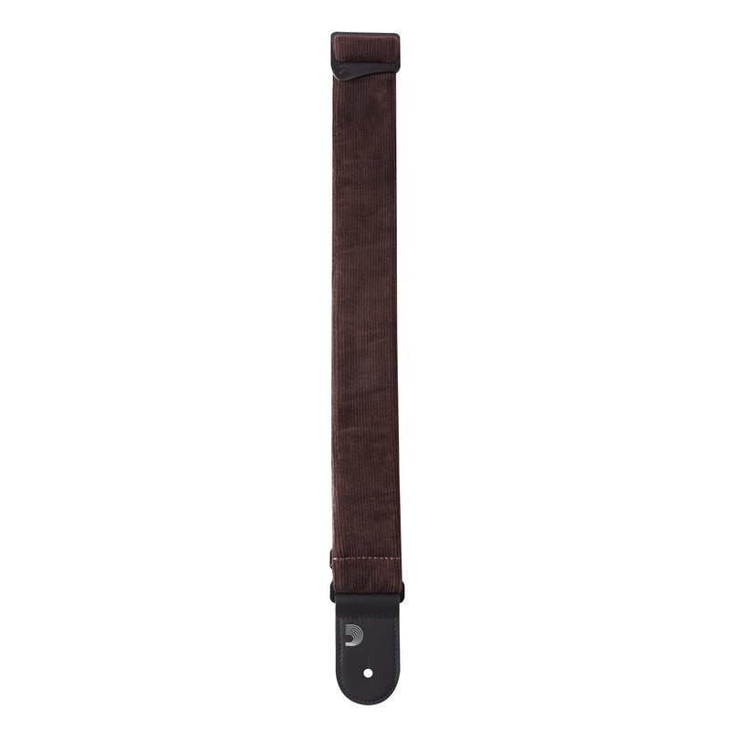D'Addario Guitar Strap - Guitar Accessories Brown Corduroy