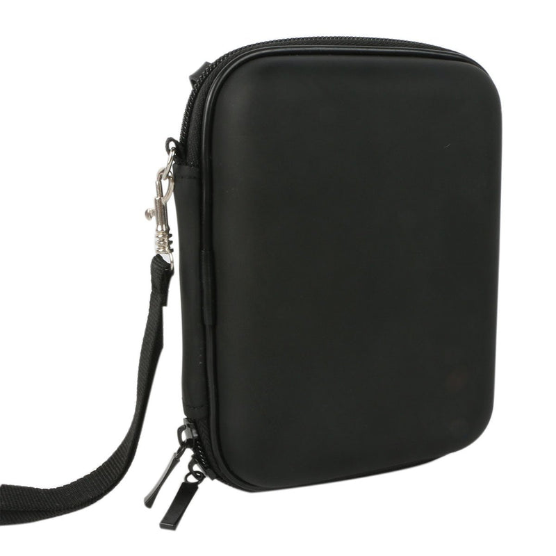 Co2Crea Hard EVA Shockproof Carrying Case Pouch Bag for Western Digital, Ultra Slim Essential Elements, Canvio, Samsung M3 Slimline, Passport - Black