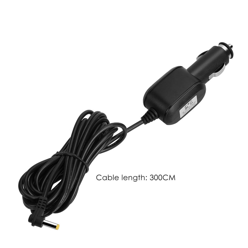 NAVISKAUTO 12-24V Car Cigarette Lighter Power Cable Charger Adapter Cable for NAVISKAUTO Car Portable DVD Player -1 in Pack (Black)
