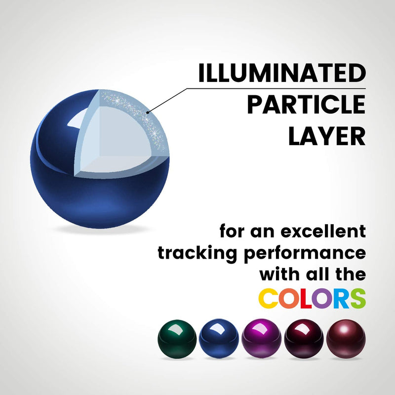 Perixx PERIPRO-303GB Small Trackball 34mm Replacement Ball for Perimice and M570 Elecom Kensington Glossy Blue (18025)