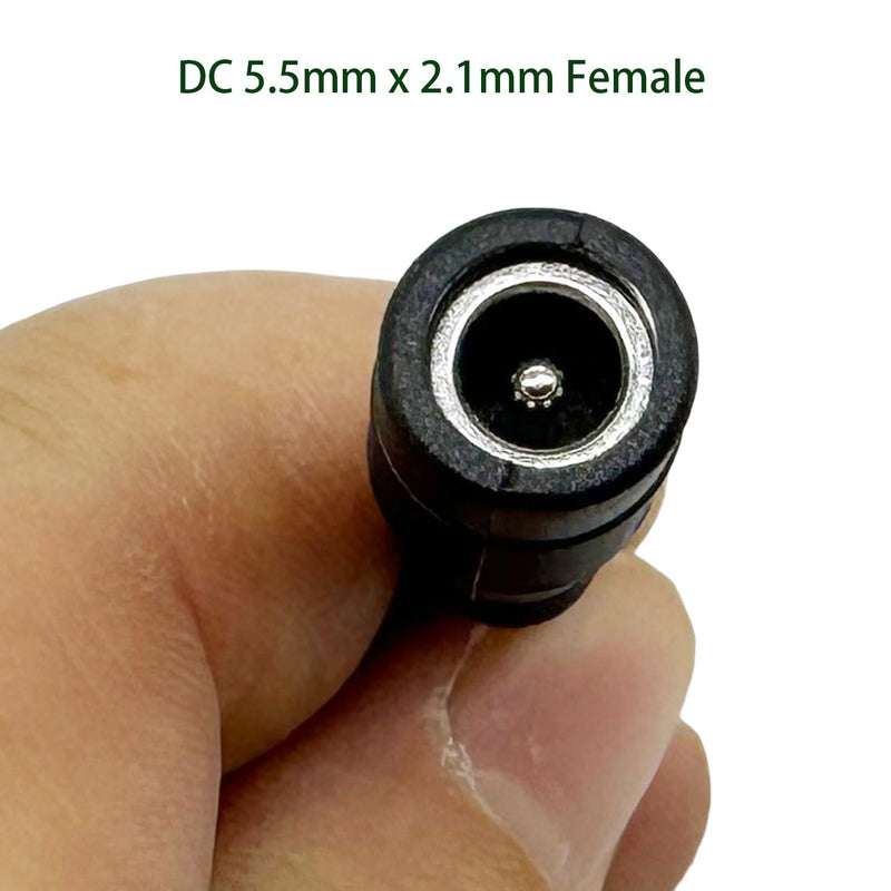 3Pcs DC Power 5.5mm x 2.1mm Reverse Polarity Power Converter Cable Cord for Keyboard Guitar Piano Effect Pedals Speaker Radio