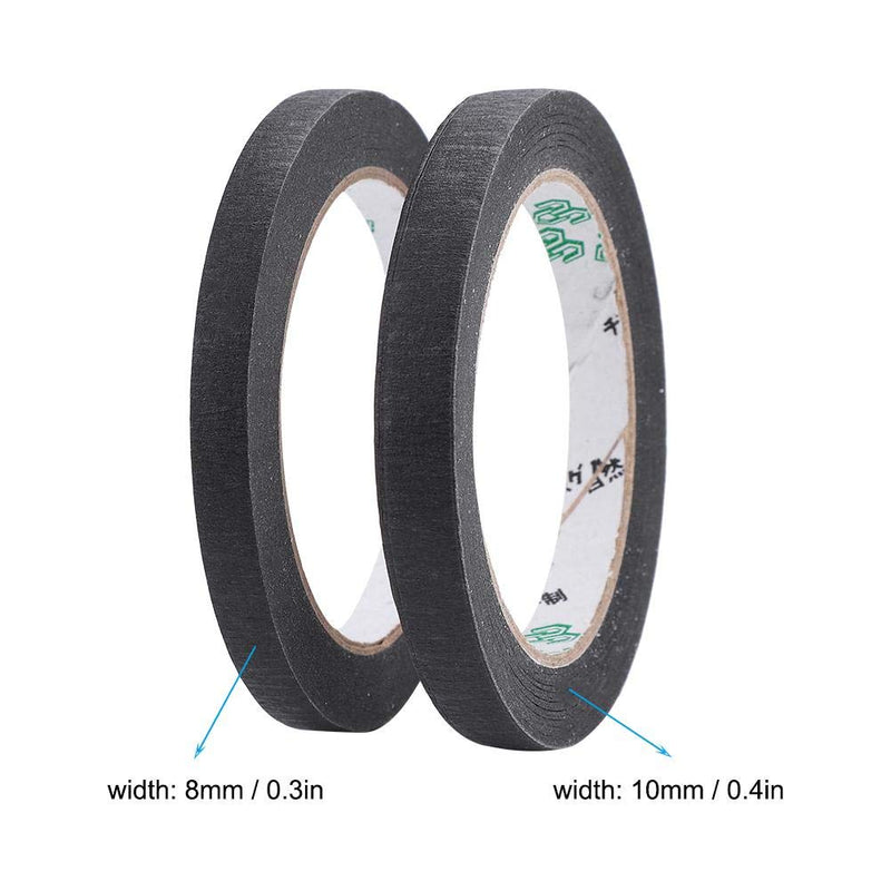 Guitar Pickup Accessories Insulated Tape Band Adhesive, Guitar Parts Black Textured Paper Pickup Tape for guitar pickups, 2pcs guitar pickup tape cloth