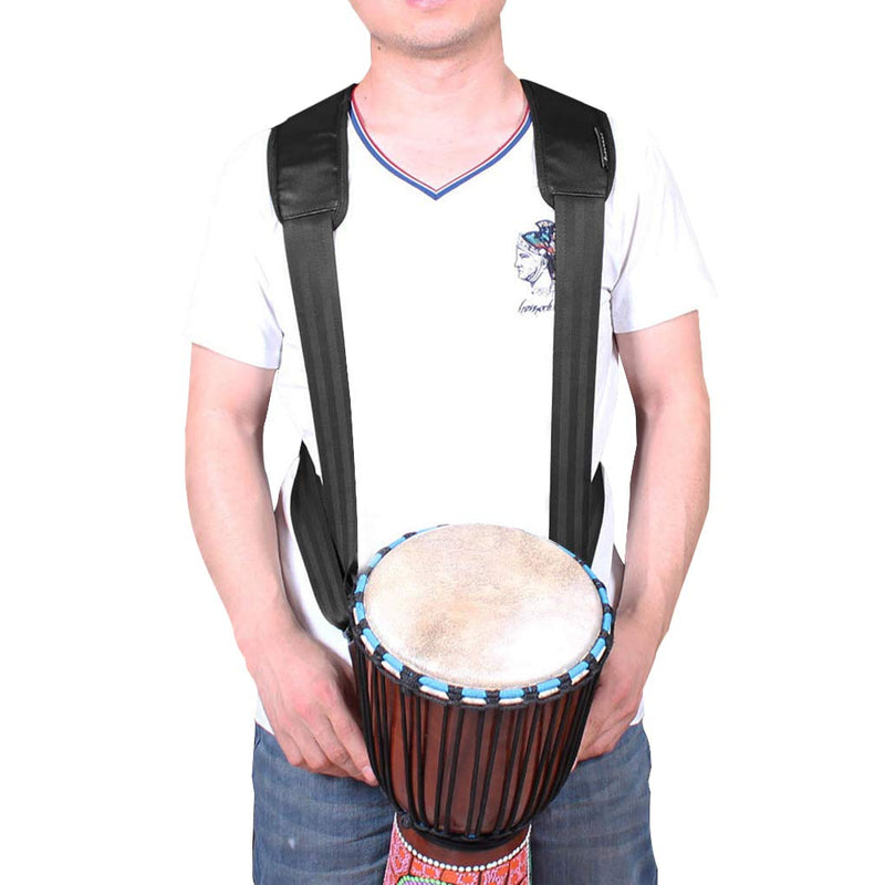 Adjustable Djembe Shoulder Strap Thick Pad African Hand Drum Sling Comfort Percussion Instrument Belt