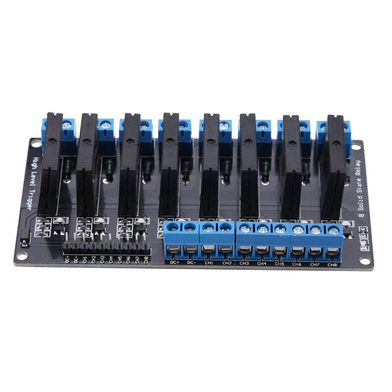 5V 8 Channel Solid State Relay Module High Level Trigger 2A with Resistive Fuse