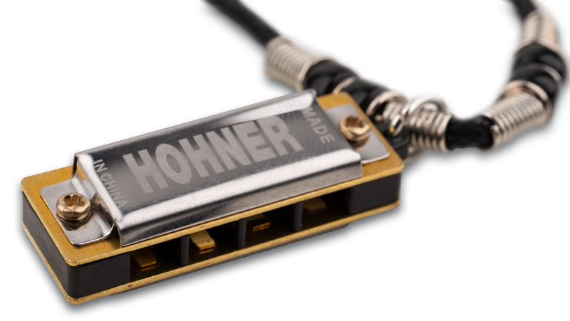 HOHNER Mini Harmonica Necklace Black black (black 19-3911tcx)