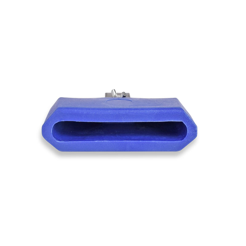 [AUSTRALIA] - Jam Block - Latin Percussion Instrument, Musical Drum Block Accessory, Blue Plastic with Adjustable Mounting Bracket - Complete with Drumstick Keyring 