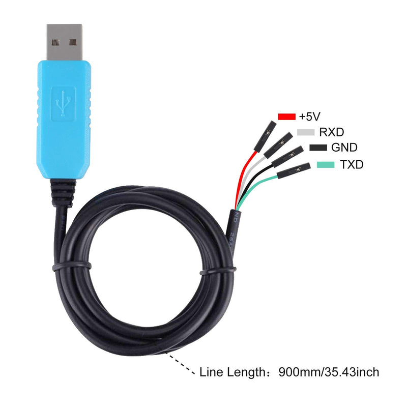 3Pack PL2303TA USB to TTL Serial Cable Debug Console Cable for Raspberry Pi