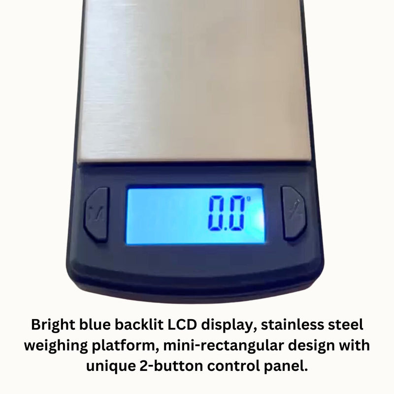 [AUSTRALIA] - GemOro Platinum V600M | Durable Precise Jewelers Countertop Portable Mini Scale | Digital Precision Tool with Expert Professional Reading & Accuracy 600g x 0.1g Readability V Series 