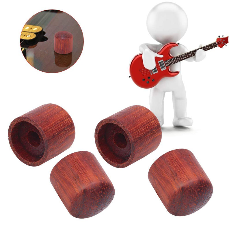 Bnineteenteam 4PCS Guitar Tone Knob Electric Guitar Parts Control Knob Guitar Control Knobs Maple Wood Guitar Bass Accessories Playing Accessories