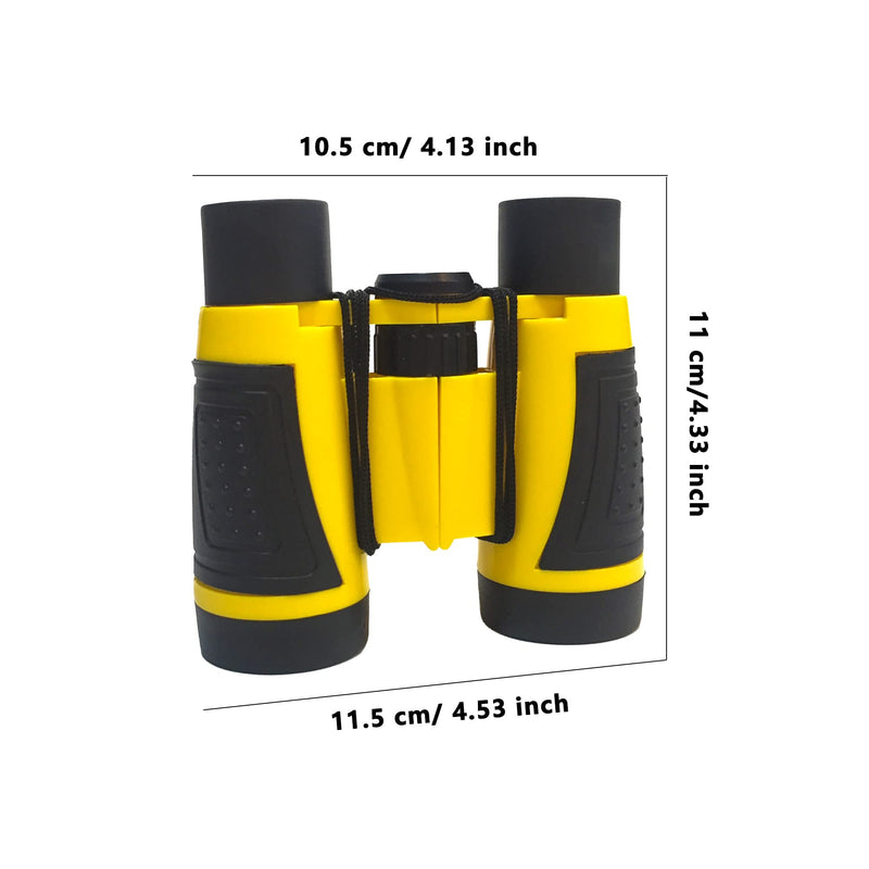 [AUSTRALIA] - 4 Pieces Kids Binoculars Set Compact Binoculars for Kids Adults Mini Pocket Lightweight Binocular for Bird Watching Outdoor Hiking Travel 