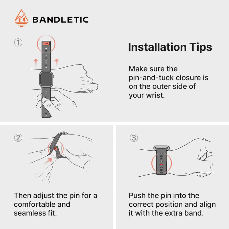 Bandletic Magnetic Bands Compatible with Apple Watch