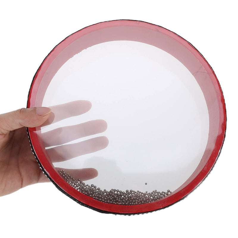 [AUSTRALIA] - Drum, Iron Sand Soft Waves Drum, Percussion Sea Drum with Fillable Sealing Port and Hardwood Shell Light Rhythm Sea Drum 